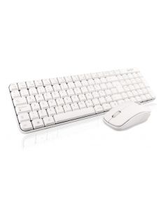 Kit Teclado y Mouse Ghia Inalámbrico 2.4ghz Color Blanco Modelo GT4000WG