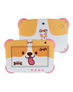  Tablet Para Niños Ghia 7 Pulgadas 1GB RAM 16GB ROM WiFi Android 9 Perrito Modelo GTKIDS7DG