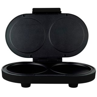 Parrilla para Hotcakes Mirati Home Doble Parrilla Antiadherente Color Negro Modelo MBP01N
