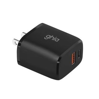 Cargador de pared Ghia Carga Rápida 20W Tipo C  USB 3.0 Modelo GAC-243