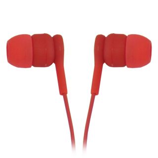 Audífonos Ghia Jack 3.5mm 1.2 Mts 3mw De Potencia Color Rojo Modelo GAC-171