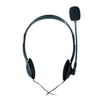Diadema Ghia Alámbrica Con Micrófono Para Pc 2 Jack 3.5mm Modelo GAC-215