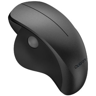 Mouse Inalámbrico Quaroni Ergonomico 3 Scroll lateral Receptor 2.4 Color Negro Modelo MICON1