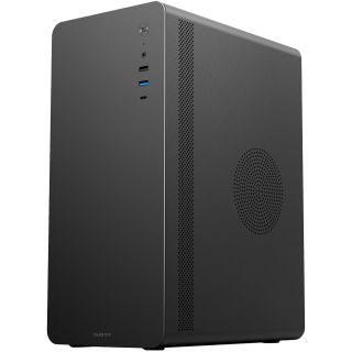 Gabinete Micro Torre Quaroni ATX Mini ITX Vertice Curvo Fuente 500w Modelo QCMT-13