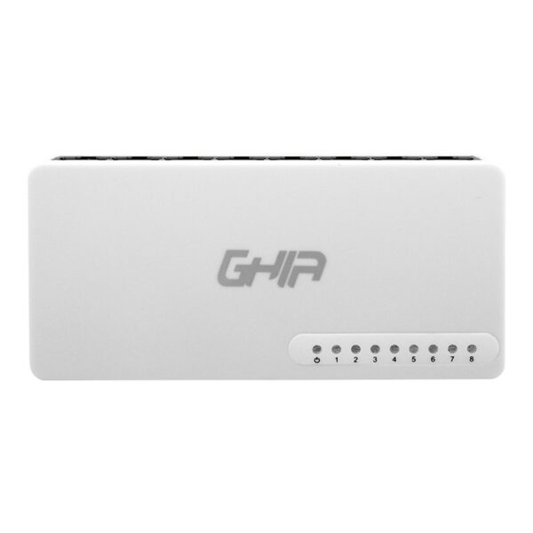 Conmutador Ghia 10-100mbps No Administrable 8 Puertos Modelo GNW-S2