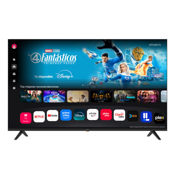 Televisión Smart 50 Pulgadas Ghia Whale D-led UHD Optico Dolby Audio Modelo G50W25