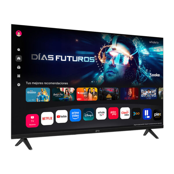 Televisión Ghia Smart 43 Pulgadas Whale FHD Dolby Audio Panel D-led Modelo G43W25