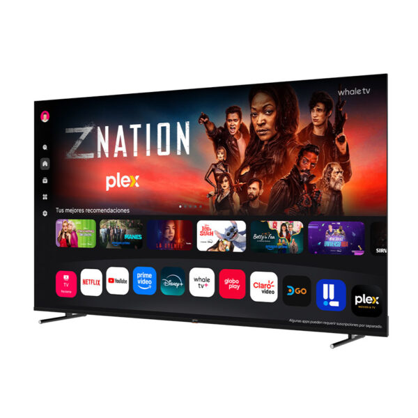 Televisión Smart 75 Pulgadas Ghia Whale Wifi 60 HZ D-led 4k Optico Dolby Audio Modelo G75W25